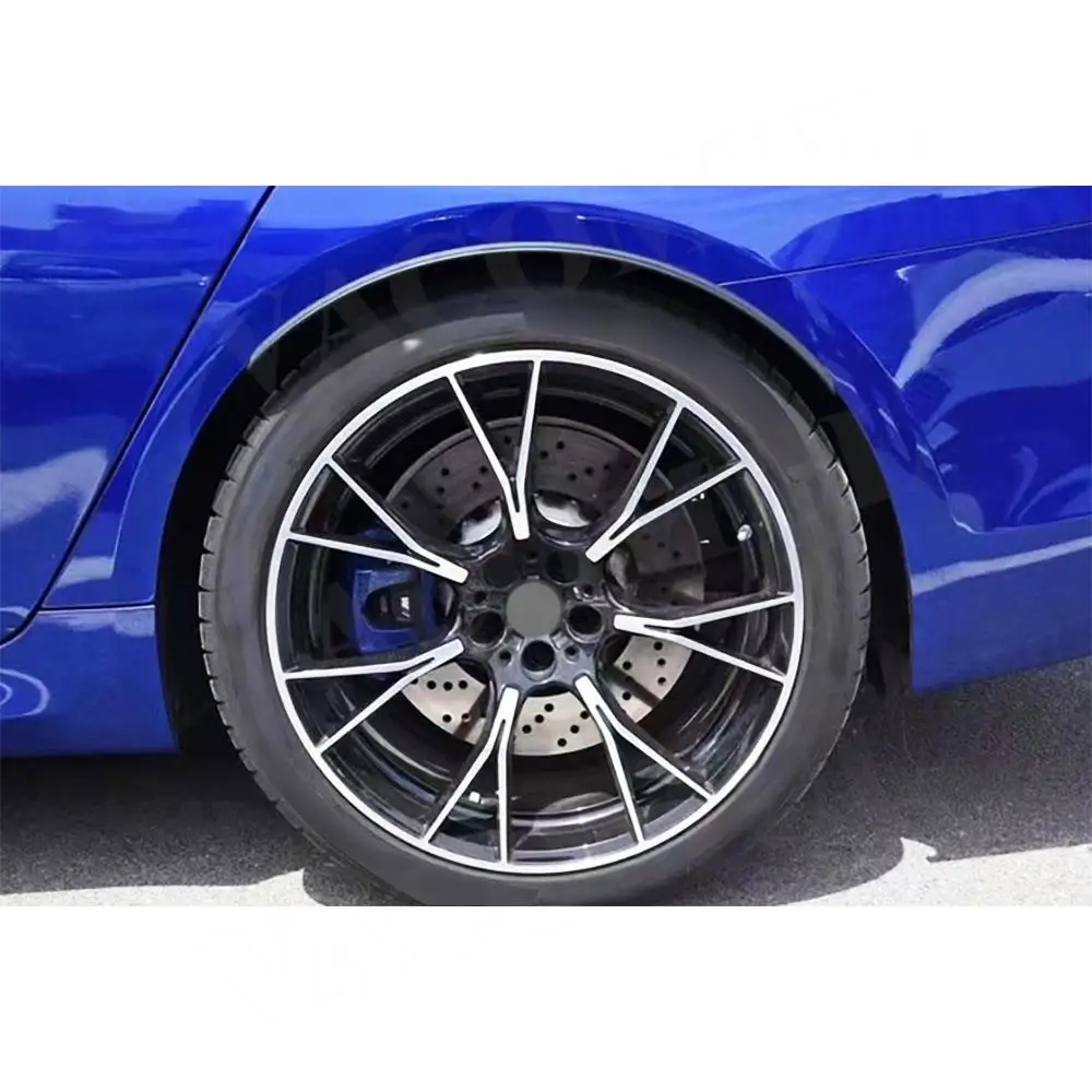 VACOMUL ABS Black Rear Wheel Eyebrows Fender Flares Mudguard For BMW 5 Series G30 G38 2017+ Car Wheel Eyebrow Protect Accessorie - view 3