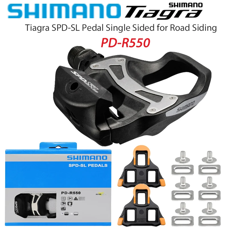 Shimano  PD-R550 MTB Bike Lock Pedal For Road Bike Single Sided Self-Locking With SH11 Cleat Original Bicycle Accessories