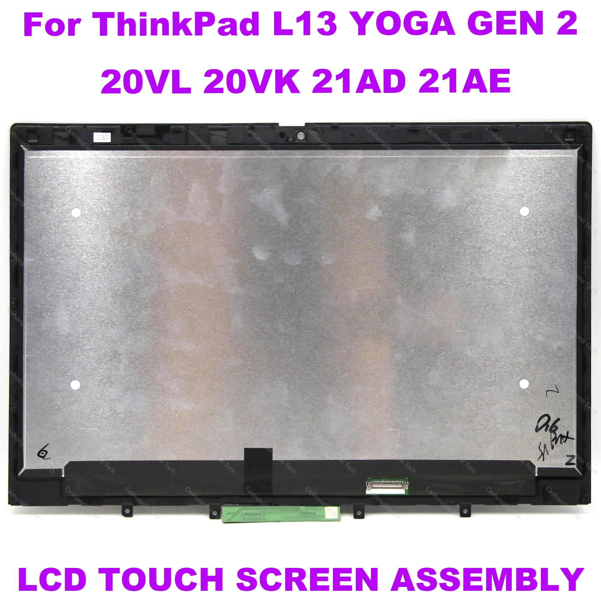 Lcd Montagem de Toque Substituição Painel do Portátil Tela para Lenovo Thinkpad L13 Yoga Gen 20vl 20vk 21ad 21ae