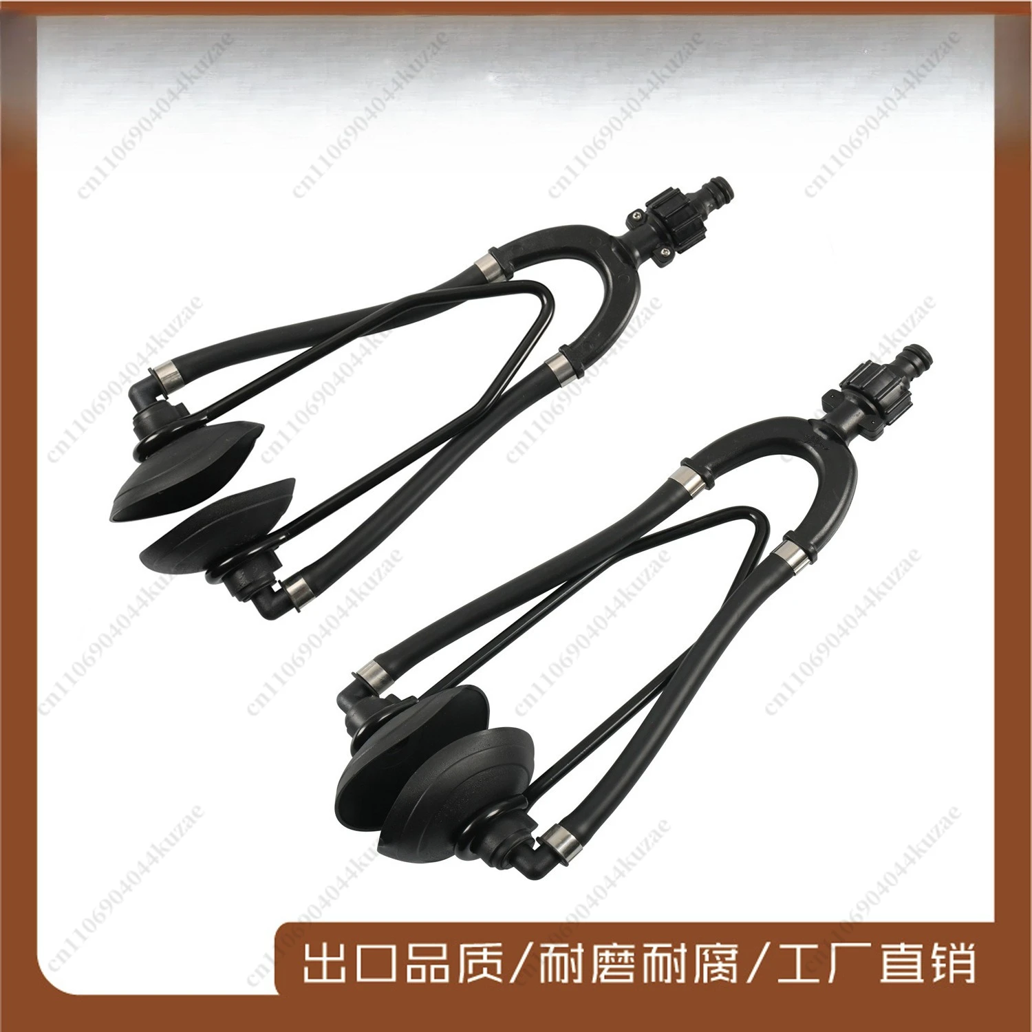 High-quality Dual-tube Flusher with Square & Round Head, Marine & Yacht Hardware Accessories