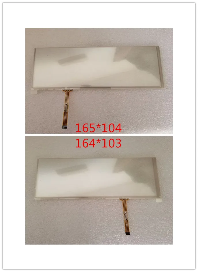 7,1-дюймовый 4-контактный подходит для автомобильной DVD-GPS-навигации, центрального управления, резистивная сенсорная панель 165*104, 165*103 7,1-дюймовый 4-контактный подходит для автомобильной DVD-GPS-навигации, центрального управления, резистивная сенсорная панель 165*104, 165*103