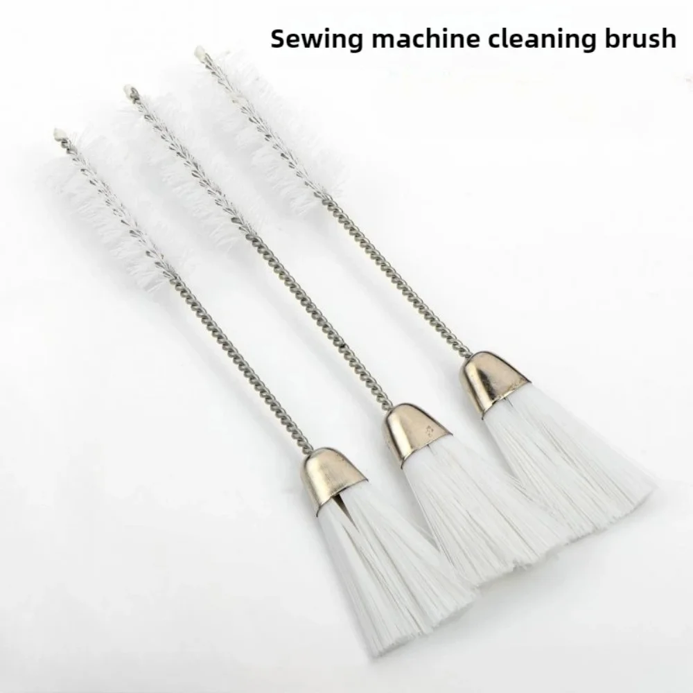 Sewing Machine Cleaning Brush High Density Nylon For Clean Sewing Machine Computer Keyboard Small Bottles With Spiral Tail Brush