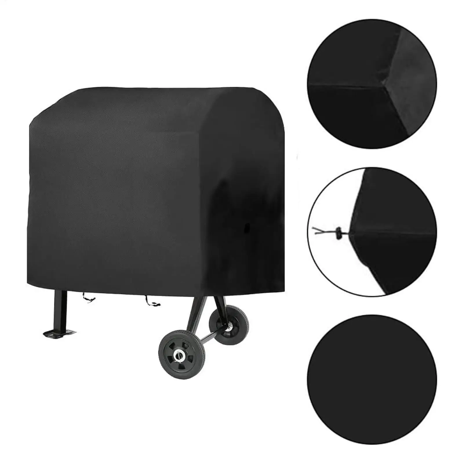 

Concrete Mixer Cover Outdoor Waterproof UV Resistant Protector 130x80x110cm Dustproof Oxford Cement Mixer Protective Cover For