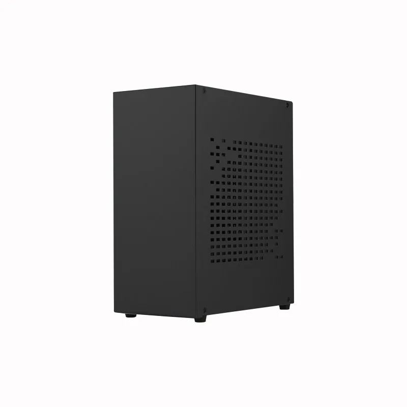 4.3L All Aluminum Mini ITX Gaming PC Case Portable Backpack Size Supports Graphics Card & Small 1U Flex PSU SFF Desktop Chassis