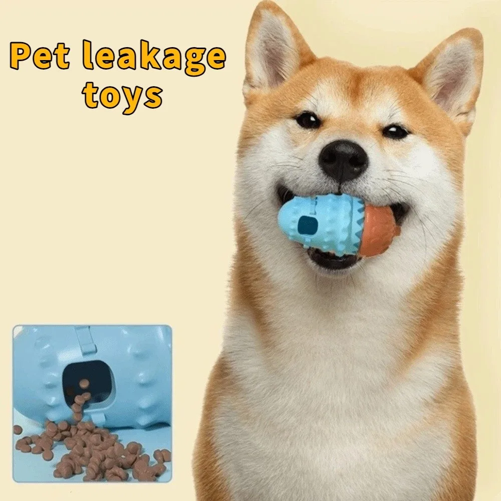 

Bite Resistant Pet Leakage Food Toys Pinecone Shape Durable Interactive Dog Toys TRP Slow Feeder Toy for Cats and Dogs
