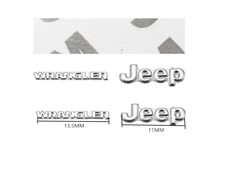 Ajrc 1/24 Crawler Climbing Vehicle Axial Scx24 Wrangler Jeep Metal Characters Scx24 Metal Badge