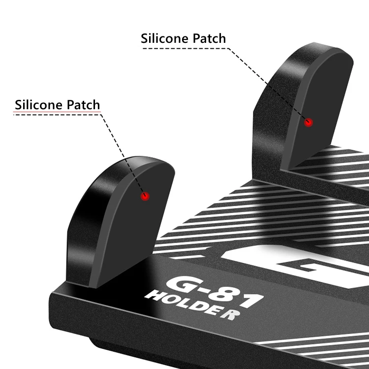 Gub g81 aluminium fahrrad telefon halter für 3,5-6,2 zoll smartphone verstellbare unterstützung gps fahrrad telefon ständer halterung – Detail 3