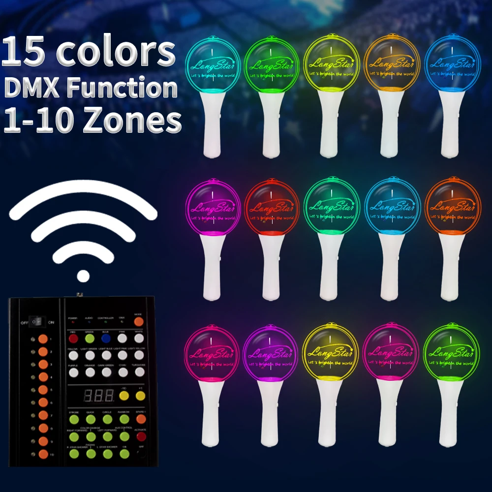 Remote Control Party Concert Event Dark Light Emitting Diode Stick Glow Stick