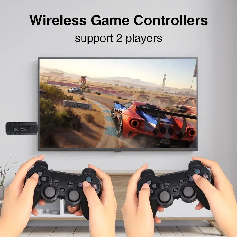 X2 Home HDTV Game Console Connects To TV Single or Double Player Wireless Joystick Games XBOX PSP Playstation