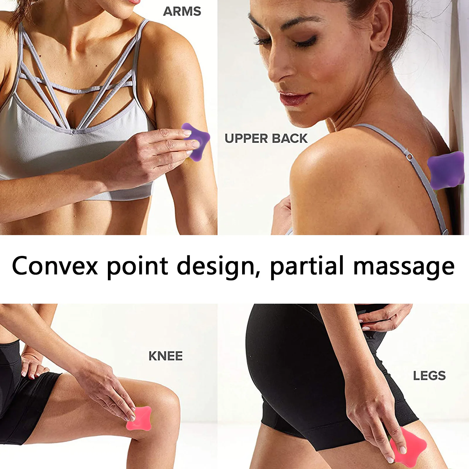 

2Pcs Hand Grip Massage Balls Hexagonal Acupoint Silicone Palm Massagers Finger Flexibility Strengthener Portable Hand Muscle