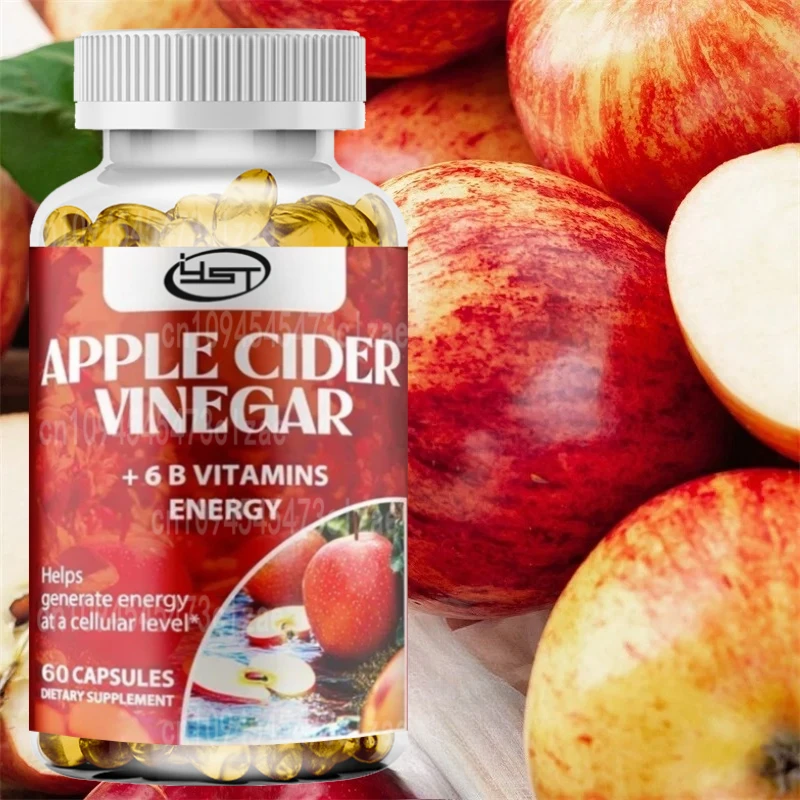 

Apple Cider Vinegar Capsules - Weight Management, Relieve Bloating and Constipation, Slimming Products, Fat Burning, Detox