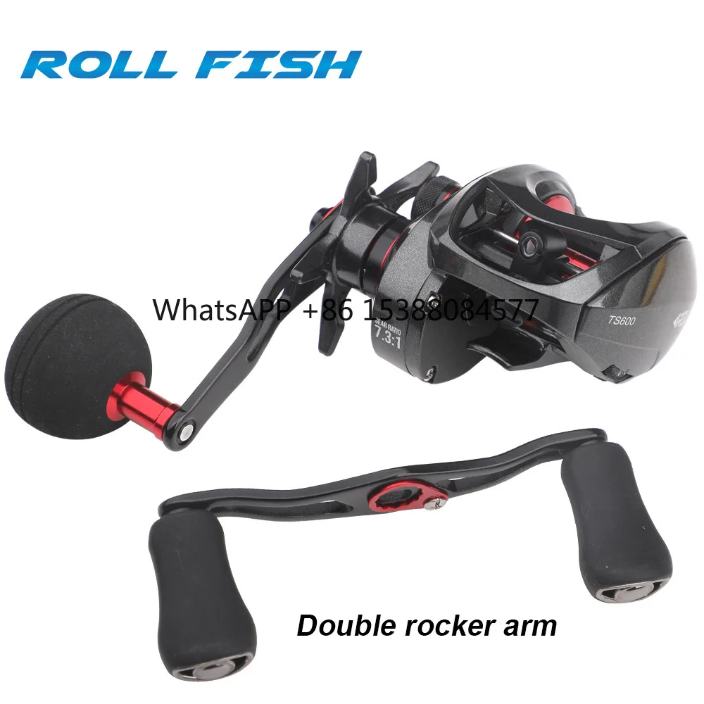 

Cross-border double rocker fishing boat black far cast Luya wheel carbon fiber water drop wheel sea fishing boat light Jigging