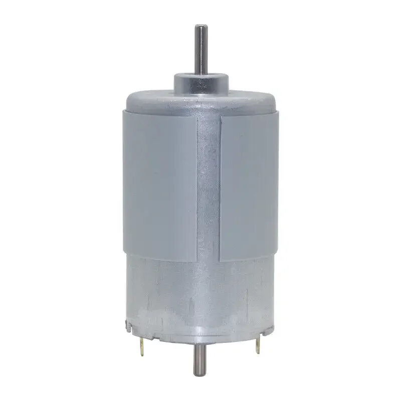 RS-555 Micro 37mm Electric Motor DC 12V~24V 8000RPM Low Speed DC 550 Motor Engine Double Dual 3.17mm Shaft Axis