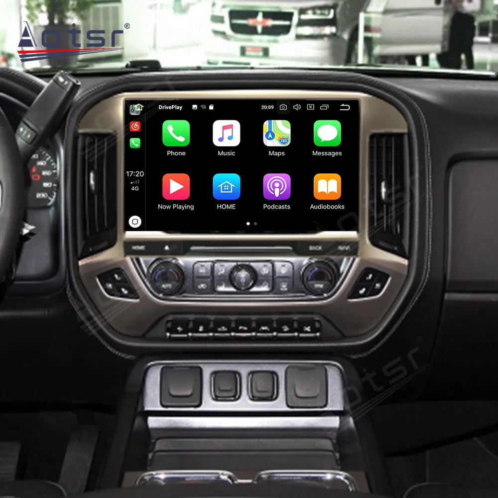 13.3 Inch Android 13 For Chevrolet Silverado GMC SIERRA 2014 - 2020 Car Multimedia GPS Player Audio Radio Stereo Head Unit