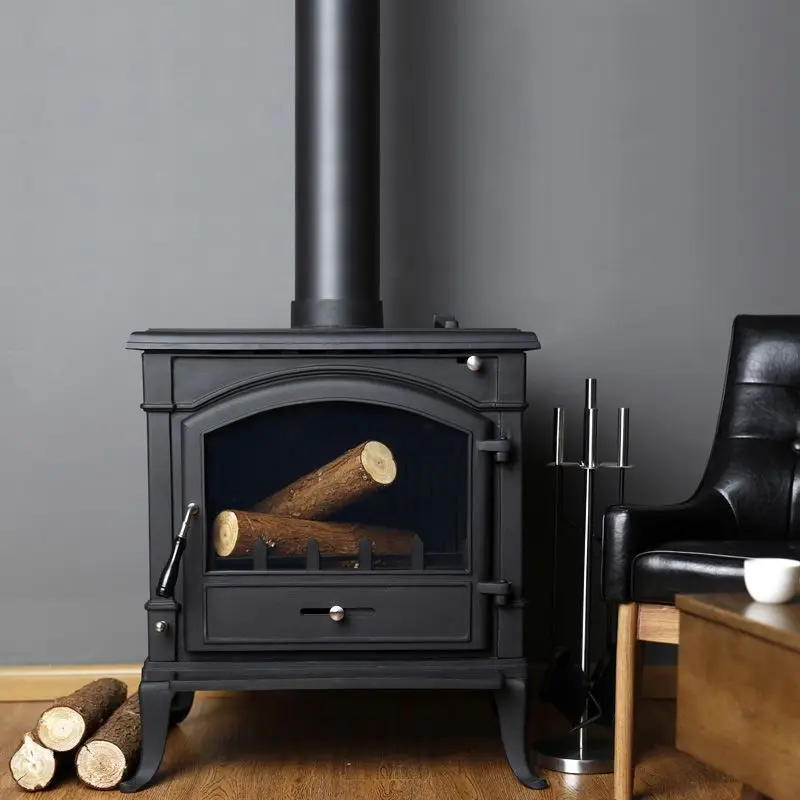 Fireplace Real Fire Wood Heating Core Modern Decoration European Cast Iron Villa Household Fireplace Independent Heater