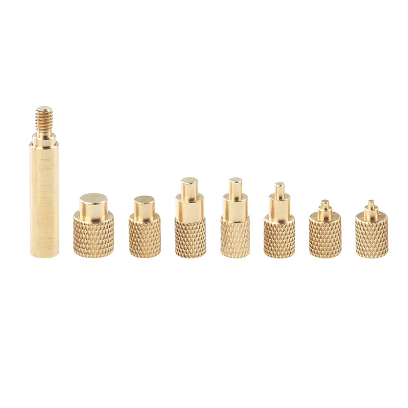 Heat Insert Nut Iron Tip TS100 Soldering Iron Tip Insert Internal Thread Head M2-M8 Brass Hot Melt Insert Nut Insertion Kit