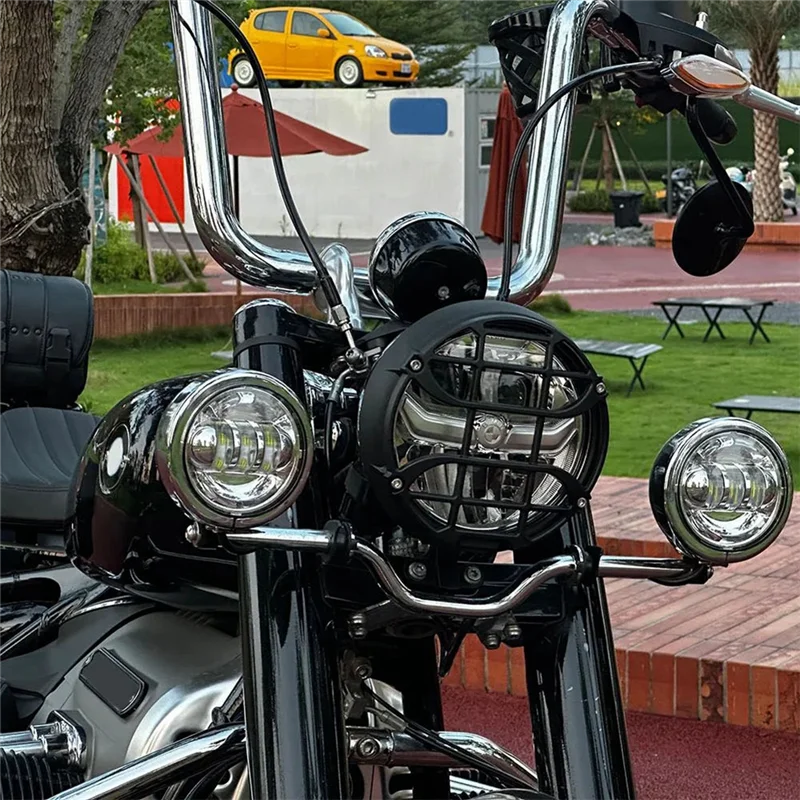 

Excellent-For BMW R18 Classic R 18 100 Years R12 Ninet R Ninet Motorcycle Headlight Protector Head Lights Protection Grille Guar