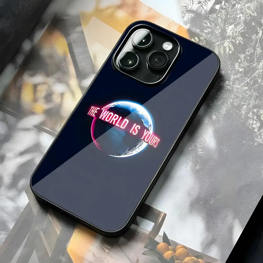 S-Scarface Film Phone Case For SAMSUNG S25 26 24 22 23 Note5 7 8 9 10 S8 Plus Lite S20 ULTRA S21 PC+TPU Silicone Funda