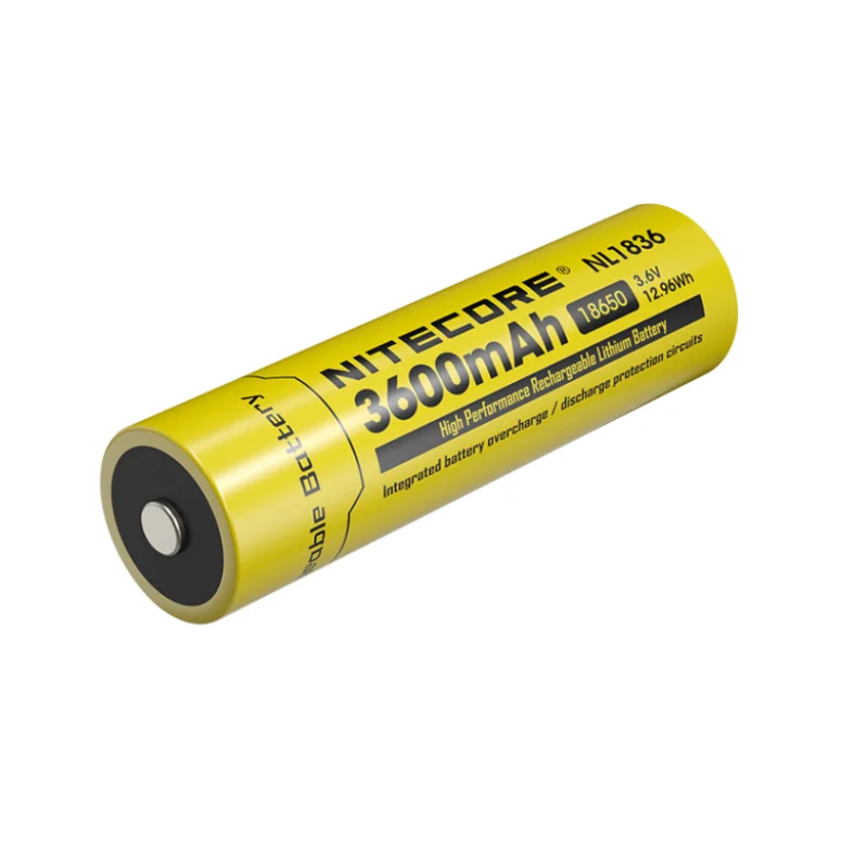 Nitecore NL1836 18650 3500mAh NL1834 3.6V 12.96Wh Rechargeable Li-on Battery High Quality