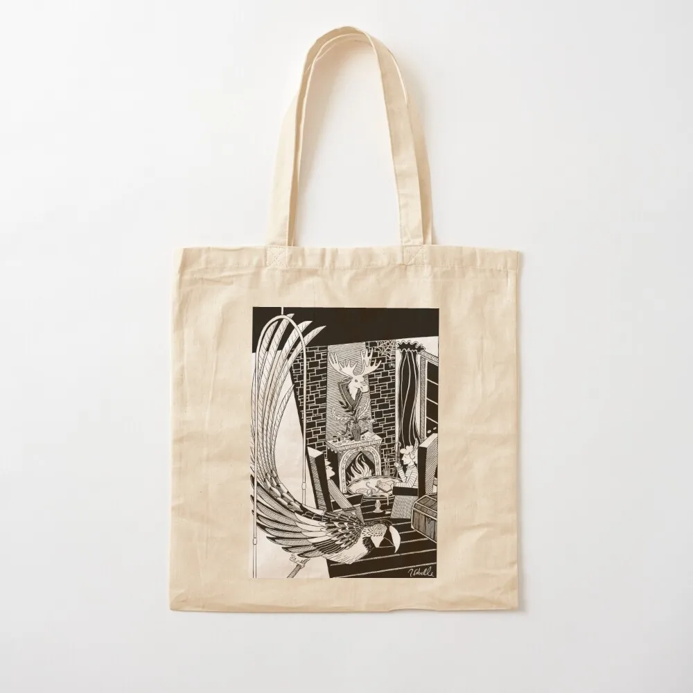 

The Mysterious Living Room Illustration Tote Bag Cloth bag Women's shopper bag