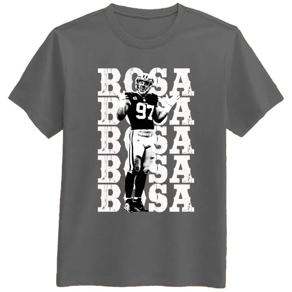 Football Nick Bosa San Francisco Team Player sport League T Shirt Tee Gift New