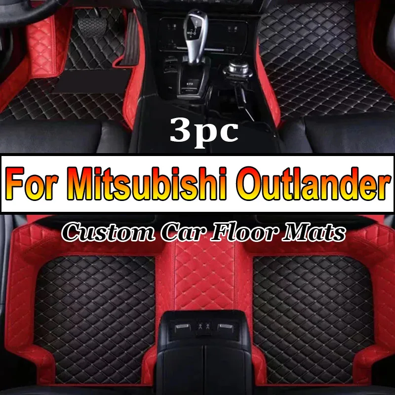 

Автомобильные коврики для Mitsubishi Outlander 2022 2021 2020 2019, 5-местные коврики, индивидуальные чехлы, водонепроницаемые аксессуары для салона автомобиля