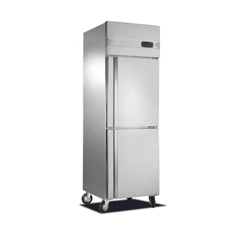 Highly quantity Air cooled 2 Doors Upright Freezer Fridge commercial Restaurant 360L Vertical Cooler Refrigerator