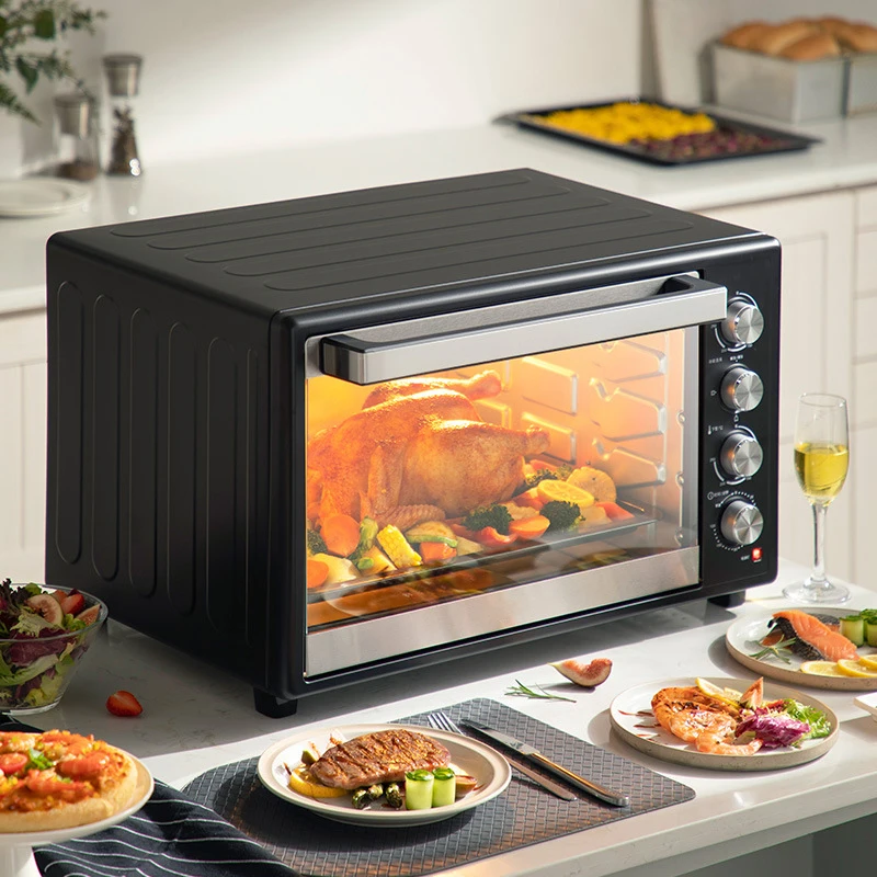 Electric Oven Household Baking Fully Automatic 70L Large Capacity Intelligent Multi-function Pizza Cake Oven Oven