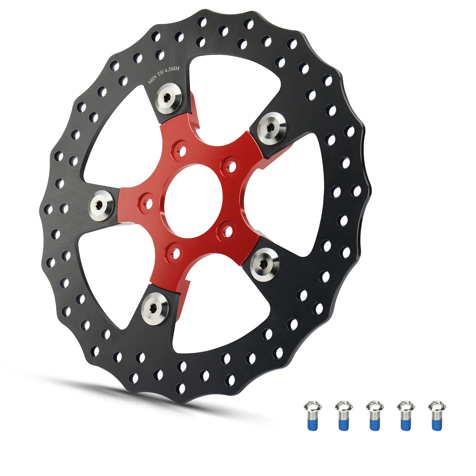 

Mokitdora 11.8" Front Brake Disc Rotor 4.5mm Thickness for Harley 2015-Up Softail & 2006-2017 Dyna