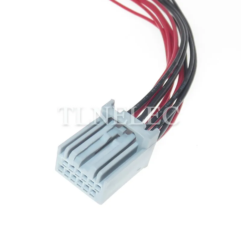 Instrumento de Host de coche de 12 Pines, toma sin sellado con cables, conectores de arnés de cableado hembra macho automático MX34012SF1 MX34012PF1