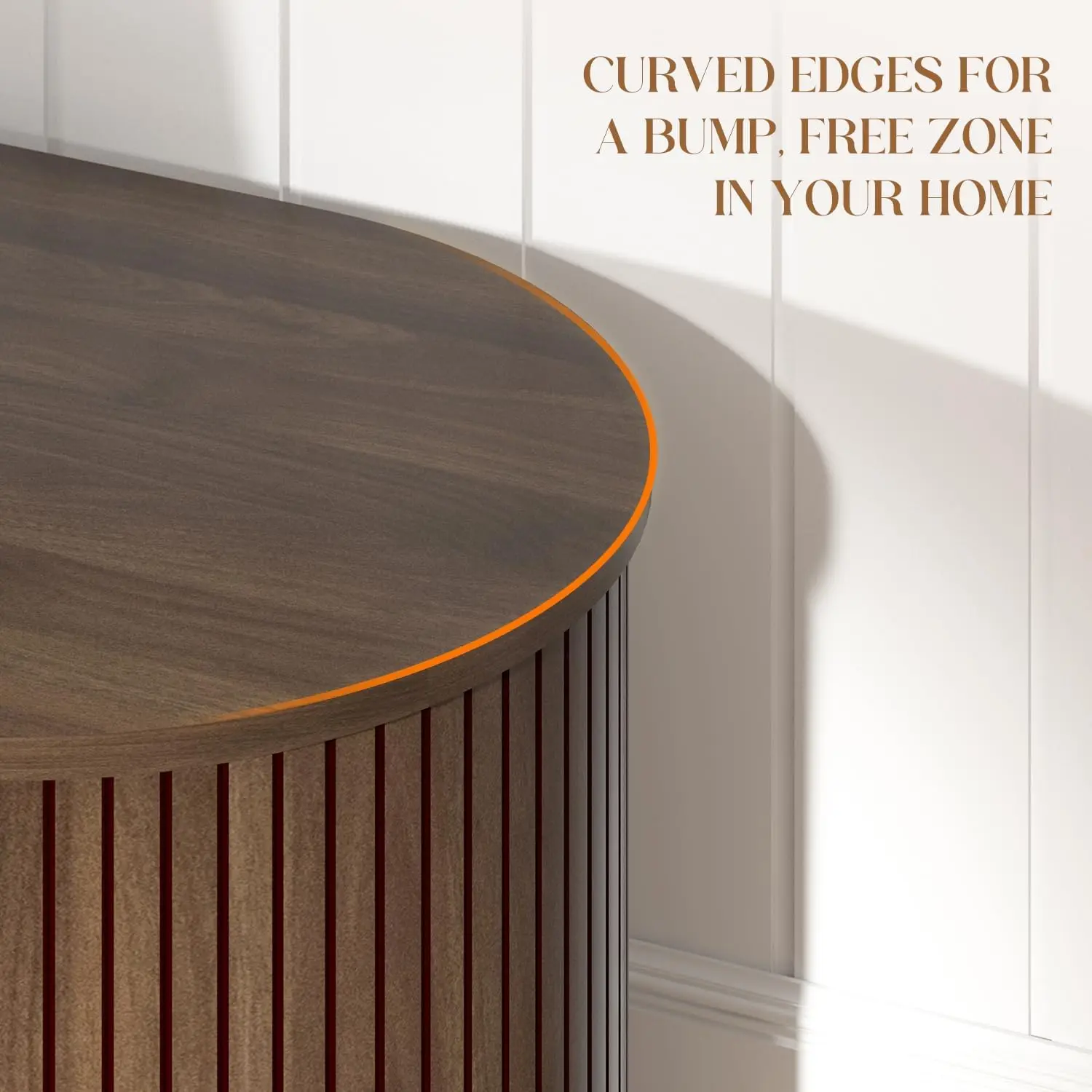 Soporte de TV moderno de mediados de siglo con almacenamiento, consola multimedia de nogal de 59 pulgadas para entretenimiento en la sala de estar