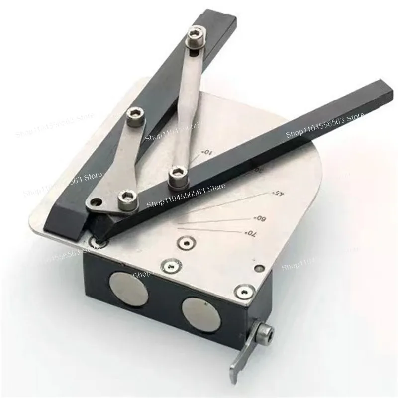 Magnetic Suction Front Support: Angle Locator for Press Brake, Quick Positioning Auxiliary Tool with Strong Magnet