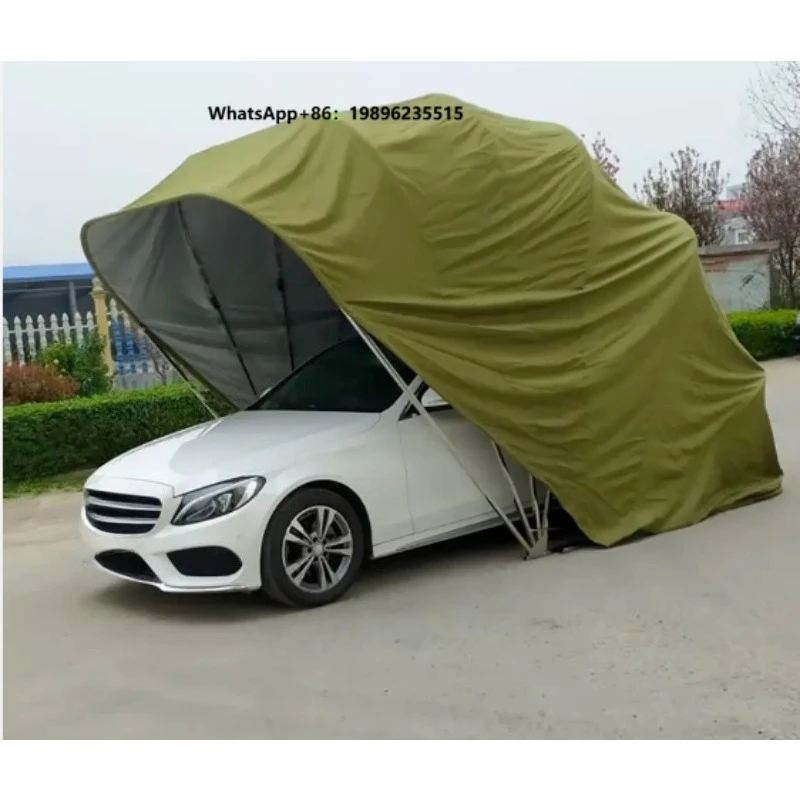 Fully Automatic and Semi-automatic Car Sheds Cover Foldable Portable Retractable Garage Outdoor Steel Structure Folding Carport