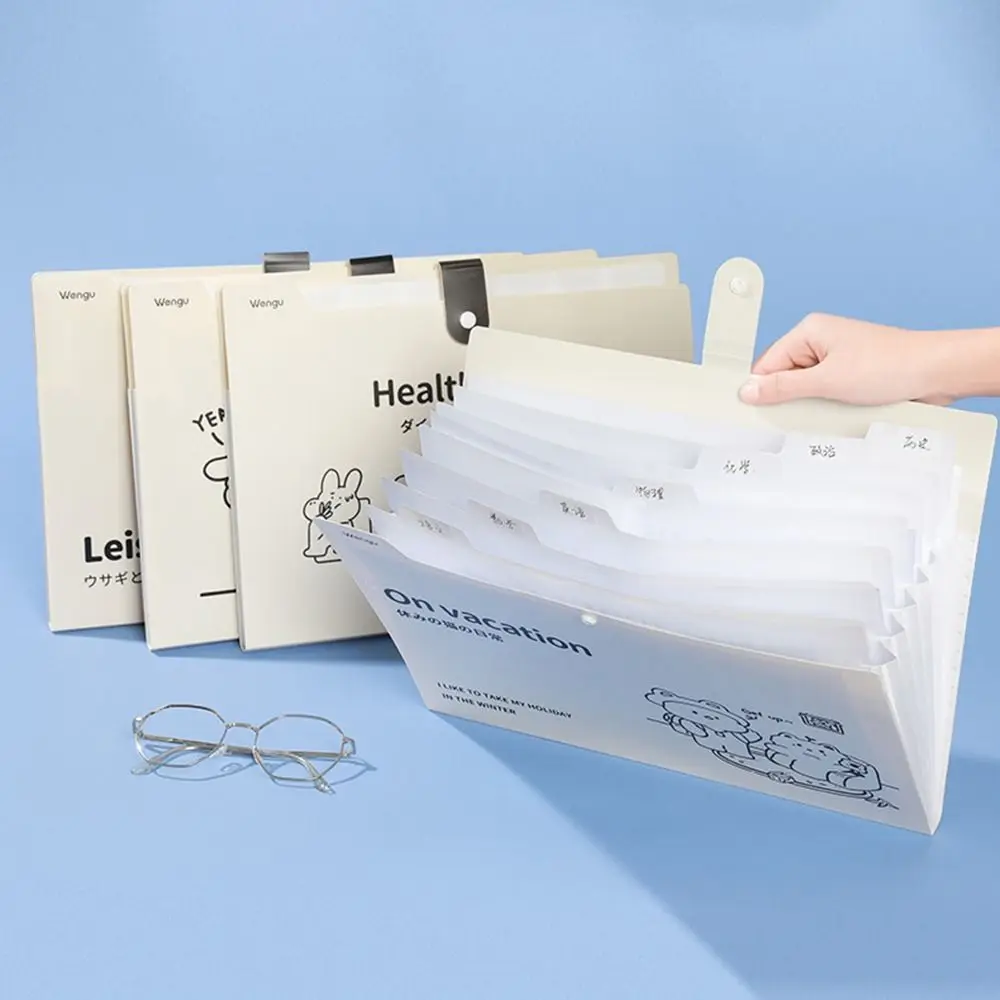 

A4 Organ Bag Multi-layer Examination Paper Data Storage Artifact Bag Students With Classified Papers Folder Wholesale