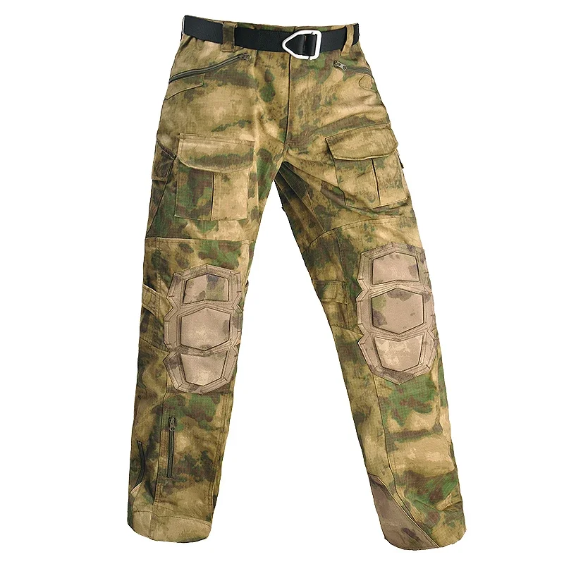 

HAN WILD Cotton Camouflage Tactical Pants Men Airsoft Climb Clothes Hunting Clothing Softair Combat Pants Ghillie Hiking Pants