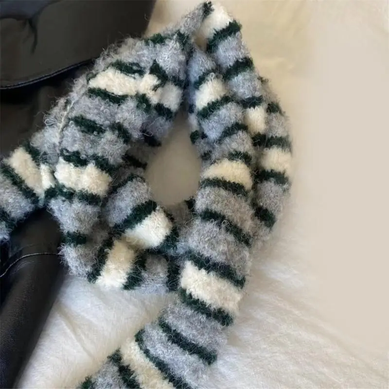Women Skinny Scarf Thin Choker Knit Belt Long Tie Scarf Bag Handle Wrap image 4