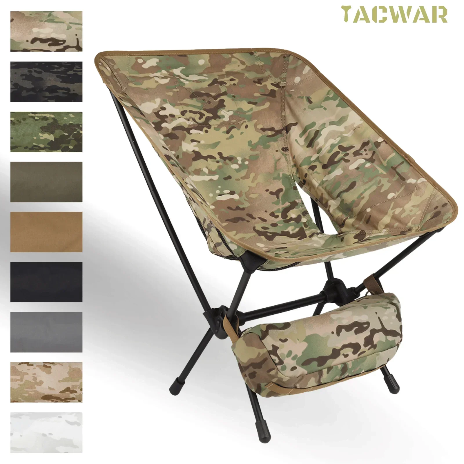 Portable Chair Easy To Install Functional Foldable Outdoor Chair Nylon Beach Chair Camping Trekking Fishing BBQ Parties