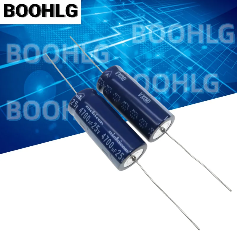 2PCS Original 4700UF 25V Electrolytic Capacitor 25V 4700UF 18X40 VX Blue Robe Axial