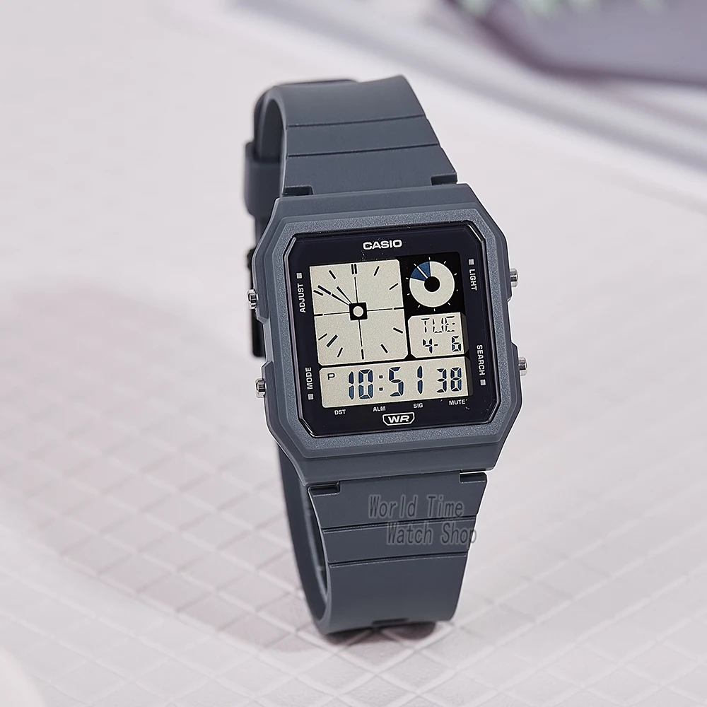 ساعة كاسيو لمحايدة 2024 أنماط جديدة مجموعة العلامة التجارية الفاخرة مقاوم للماء كوارتز ساعة معصم خمر مربع LF-20W سلسلة