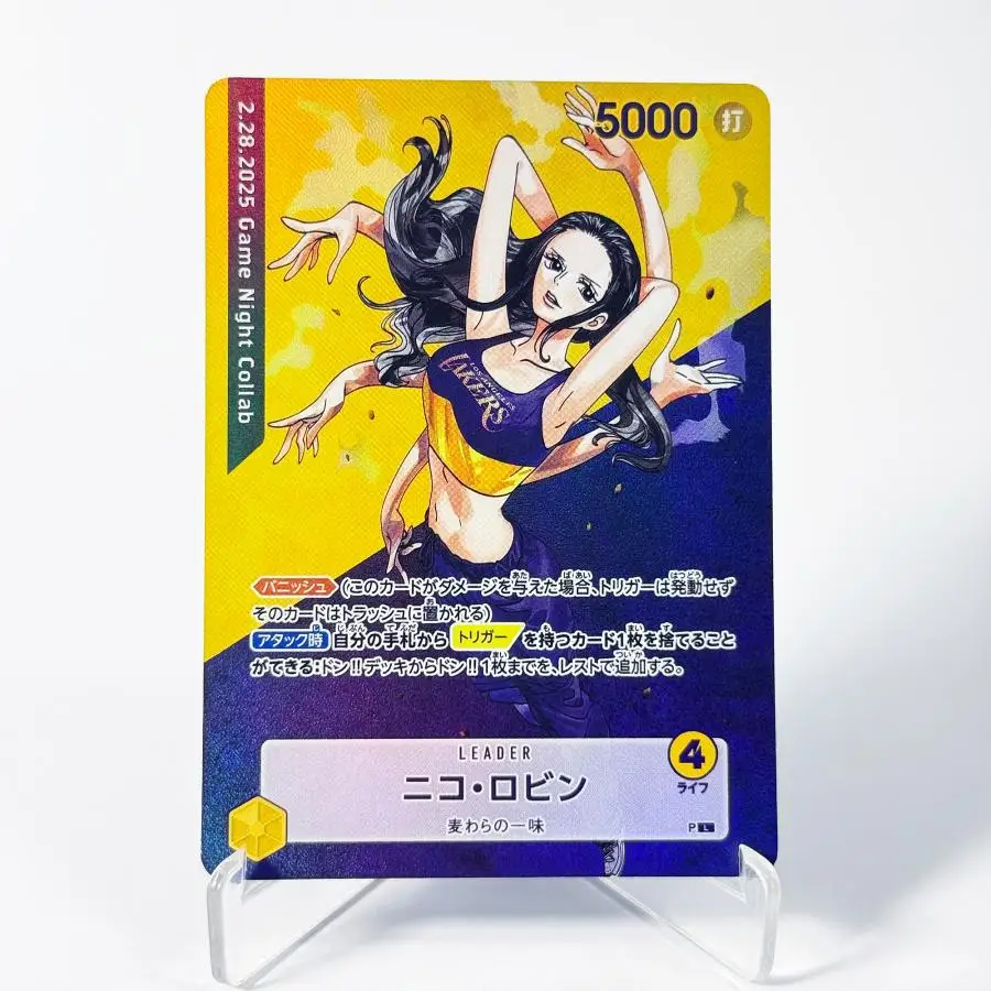 One Piece DIY OPCG Karten-Kuratiertes Deck-Set: Leader Straw Hat Crew Anime-Sammlerstücke, Replika-Karten in Hoher Qualität mit Folien-Textur – Detail 5