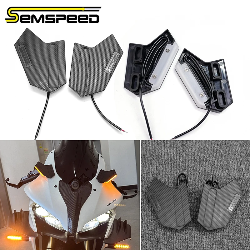 

Stealth Wind Wing Side Rearview Turn Signal‌ Compatible For Kawasaki Ninja 650 2025 Ninja 500 Ninja 400 300 ZX6R ZX10R ZX4RR 14R