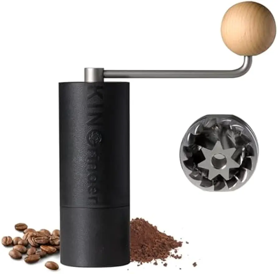 

Легкая ручная кофемолка для кофе Moka Pot, френч-пресс, капельная капель с последовательными жерновами из нержавеющей стали, емкость 20 г