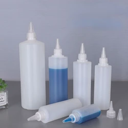 200/250/1000ml vuoto PE bottiglia di colore dei capelli applicatore bottiglia di plastica spremere per bottiglie di erogazione dei capelli bottiglia di tintura punta dell'ugello