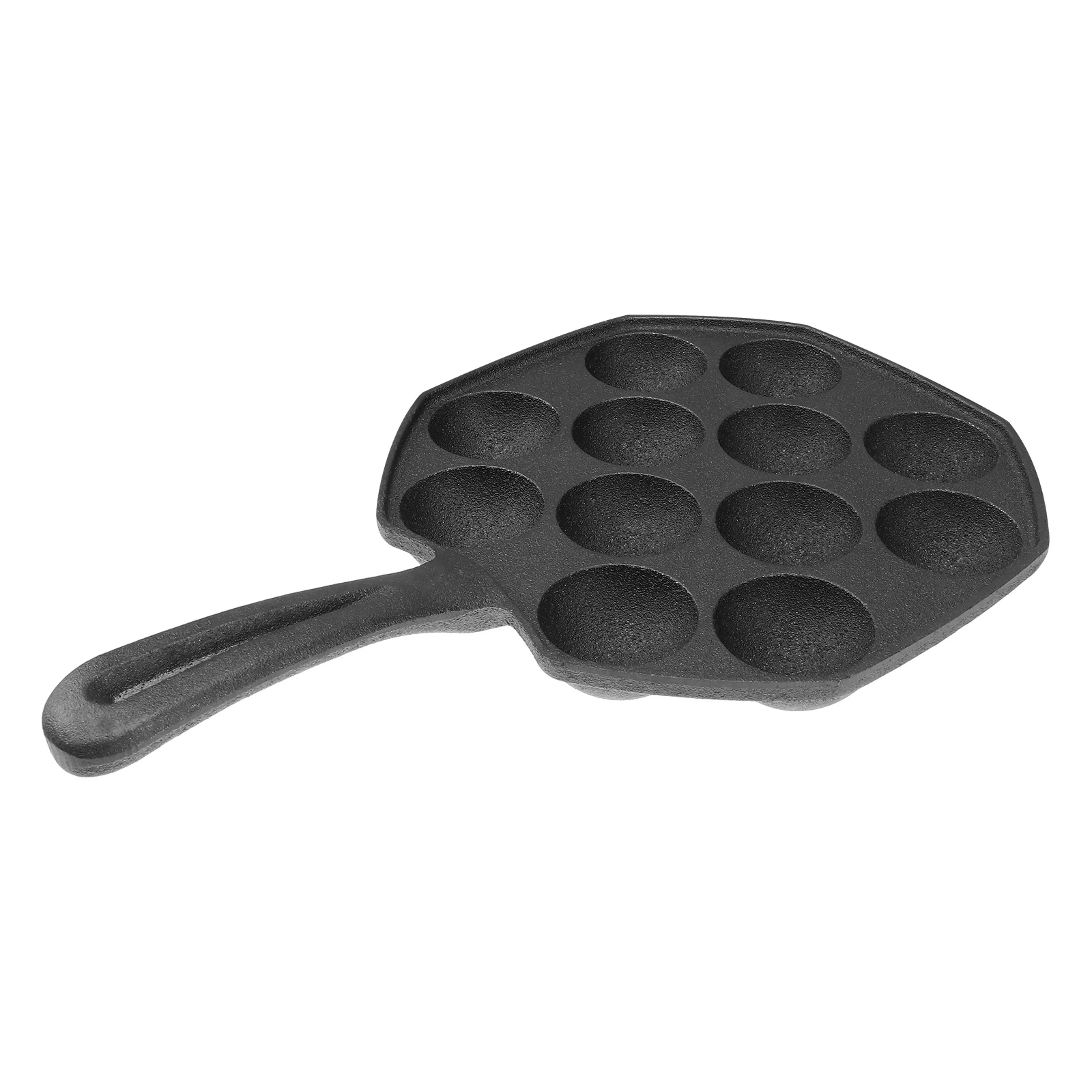 

Pan 12 Molds Cast Iron Maker Skillet Japanese Octopus Meat Ball Mold No-stick Baking Tray for Octopus Balls Ae