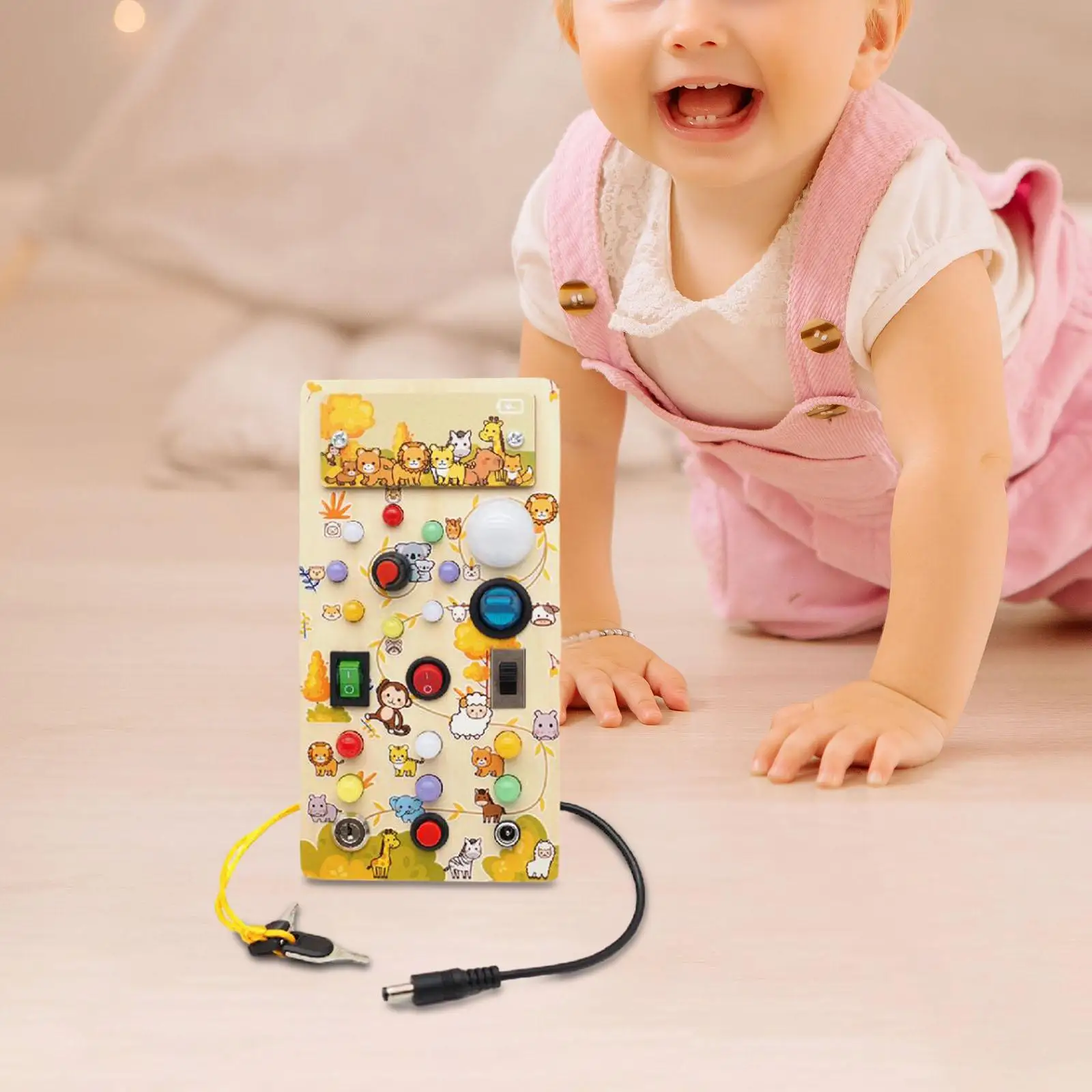 LED Busy Board Travel Toy for Holiday Present Celebrations Christmas Gift