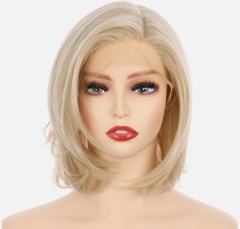 9.5 Inch Side Part Lace Front Relaxed Straight Bob Wig