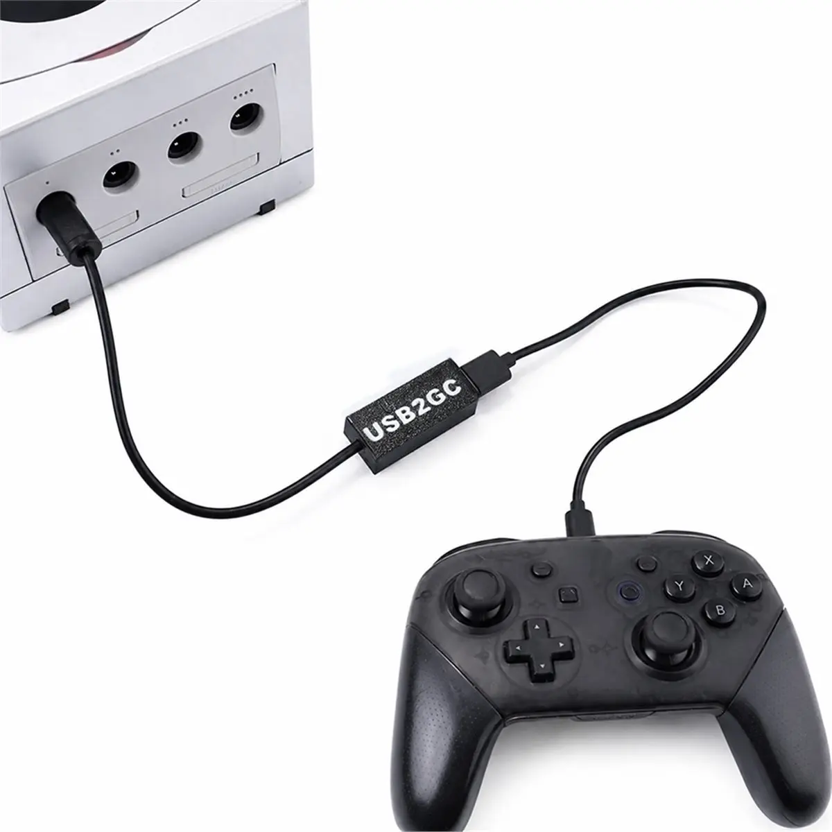 AU47-USB2GC Controller Adapter for Nintendo GameCube USB Gamepad Converter for Switch Pro PS4 for PS5 for Xbox Controller