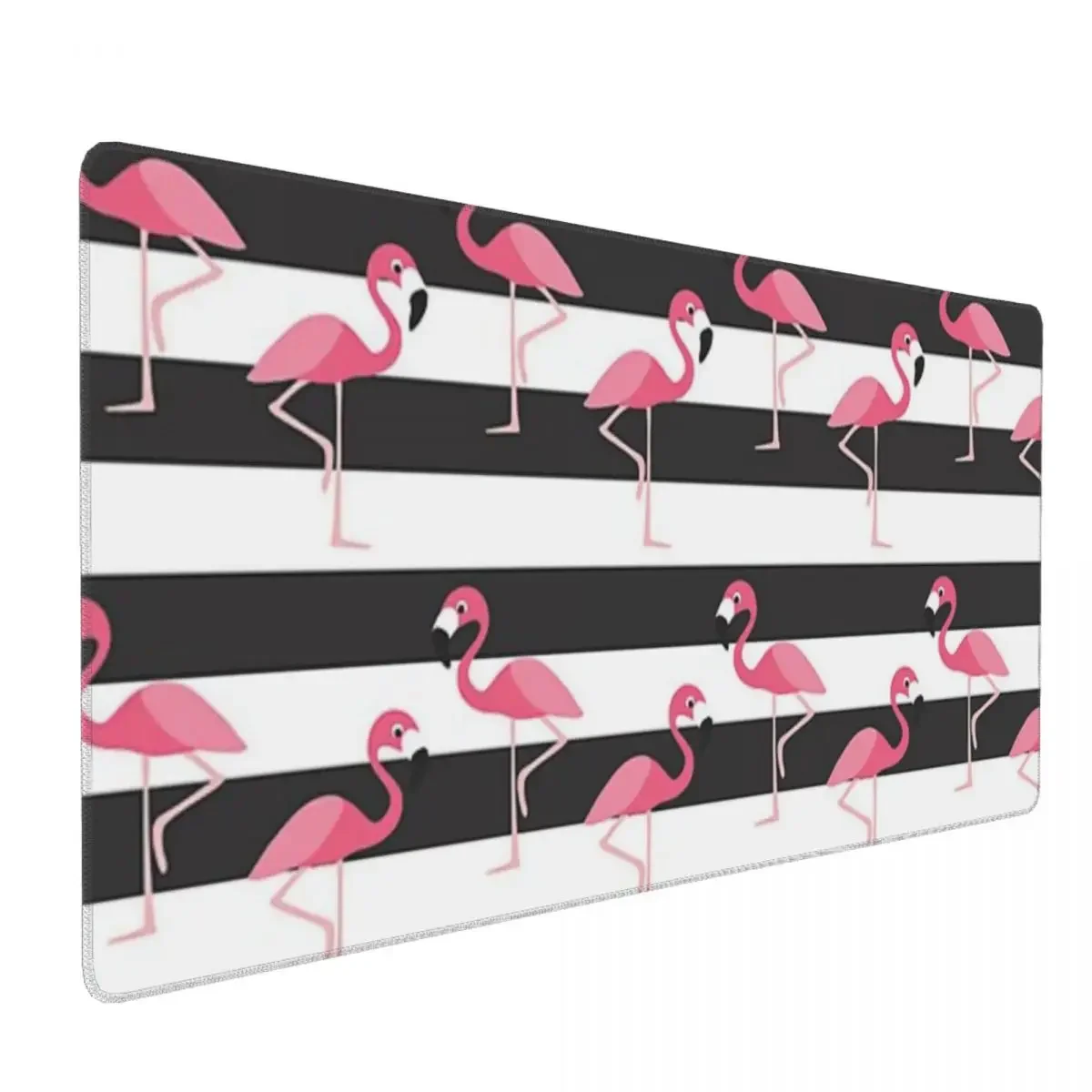 Flamingo Cactus Tropical Ruber Large Mouse Pad Computer Keyboard Mouse Mat Gaming PC Laptop Desk Mat Accessories Table Mats