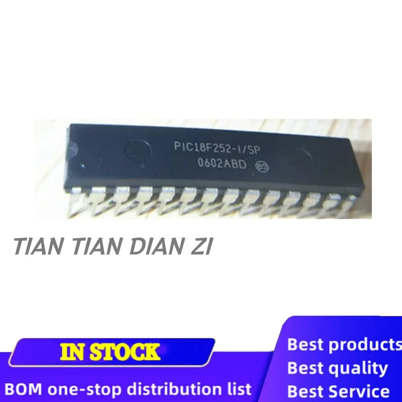 2pcs/lot PIC18F252-I/SP PIC18F252 DIP-28 ic chips in stock