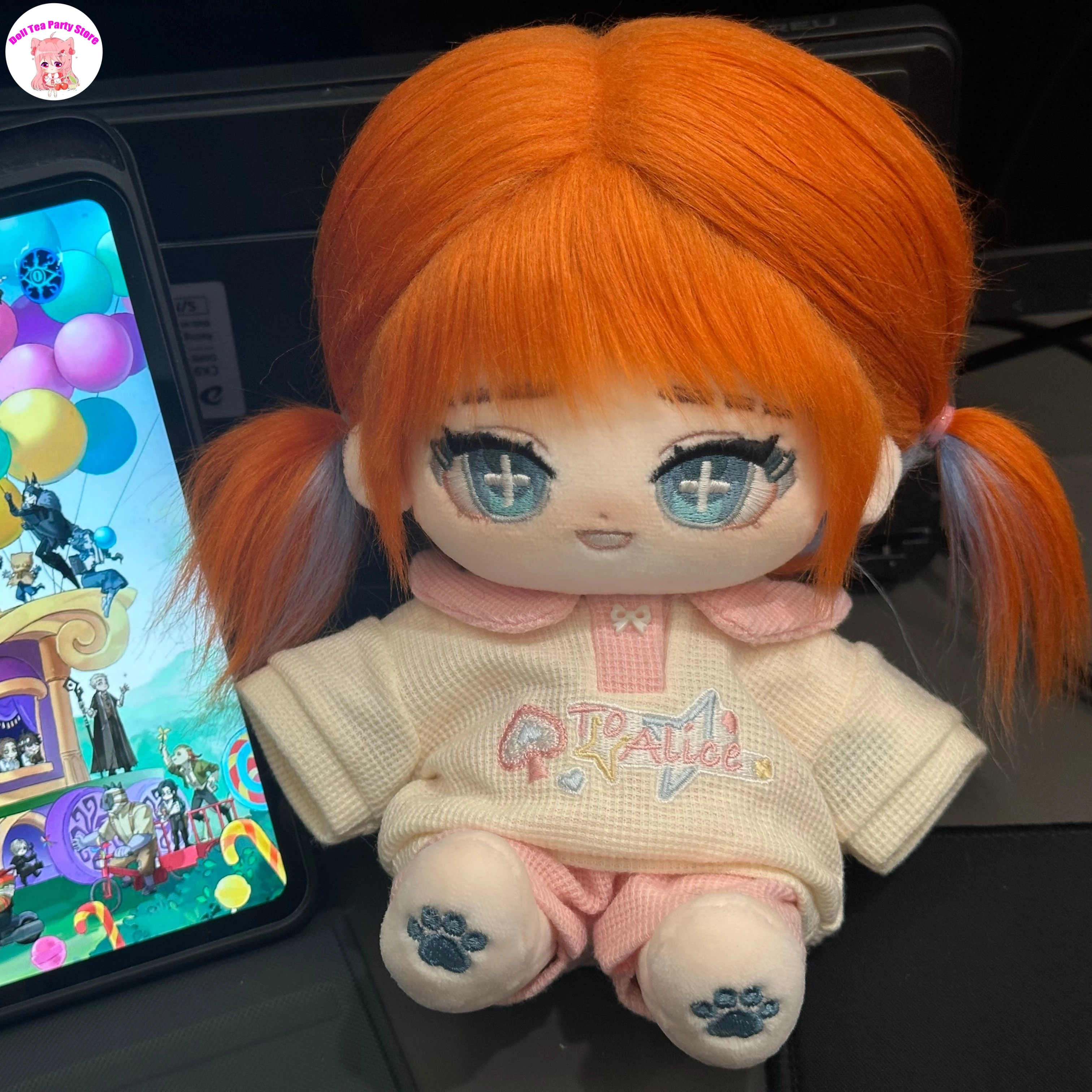 Lalka bawełniana Cheerleaderka Atrybut Gra Tożsamość Ⅴ Kreskówka Pluszowy Ciało Pluszak Zabawka 20cm Figurki Fanów Anime Cosplay Prezent Świąteczny